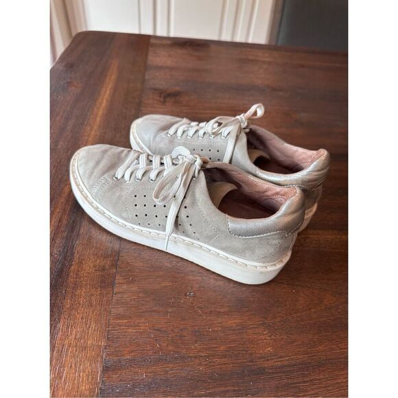 Halogen ladies leather sneaker in gray - Picture 3 of 9